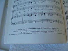 NEW Vtg 40s Robbins Music Corp Choral Patriotic AMERICA USA Song Book HUGO FREY