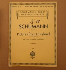 Schirmer&rsquo;s Library Schumann Pictures from Fairyland Opus 113 for Viola and Piano