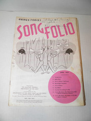 Vintage Armed Forces Song Folio Sheet Music 1957 Lot of 19 GUC
