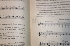 Littig&rsquo;s Practical Method Ukulele Tiple Chart Music Book Enlarged Edition 1928