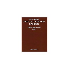 Five Old French Dances (for Viola and Piano) Music Sales America Series