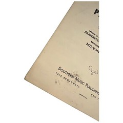 Perfidia 1941 Vintage Sheet Music Alberto Dominguez Milton Leeds Spanish English