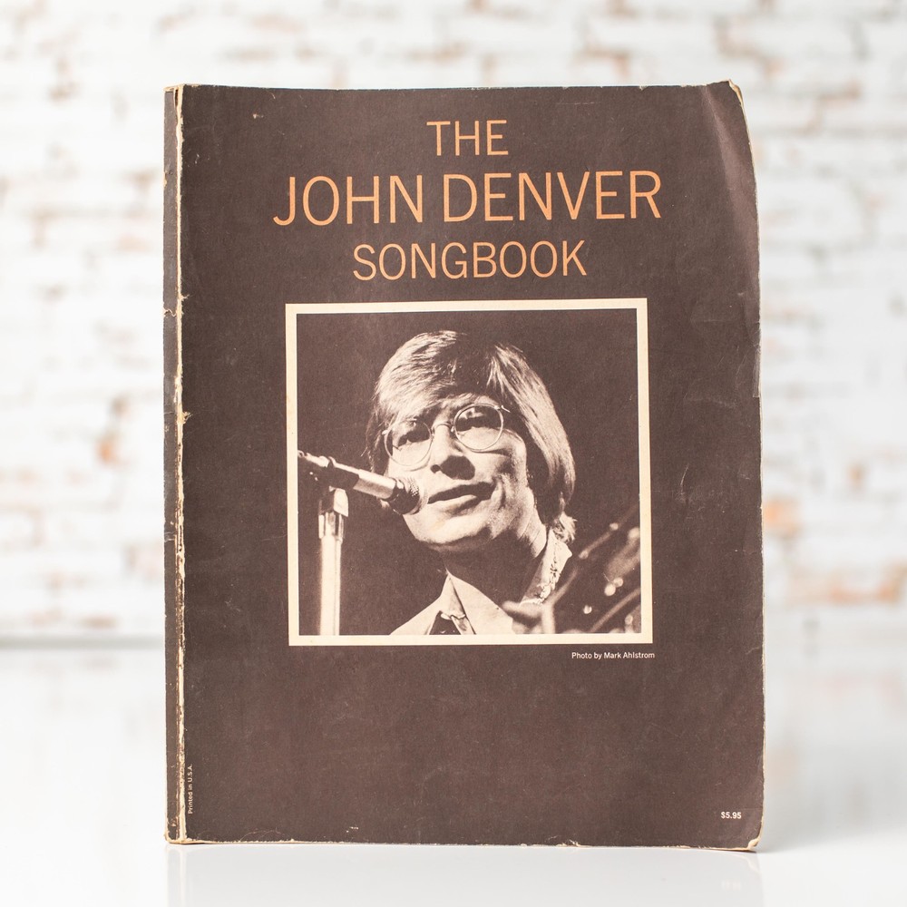 Vintage The John Denver Songbook Piano Vocal Guitar Cherry Lane Music 1971