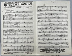 I&rsquo;ll Take Romance Trumpet Sheet Music By Oscar Hammerstein II Irving Berlin 1937