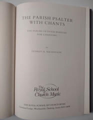 RSCM The Parish Psalter With Chants / hardcover / NEW, ships next business day
