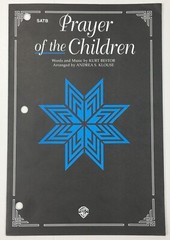 Prayer of The Children SATB Chorus Choral Sheet Music By Kurt Bestor Warner Bros