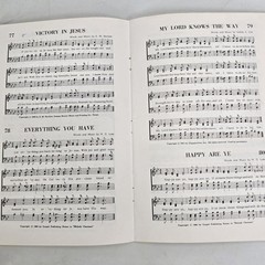 Melody Choruses Christian Songbook Piano Singer Gospel Publishing 1963 Vintage