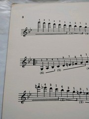Vintage Segovia Diatonic Major Minor Scales Classical guitar Solos Sheet Music