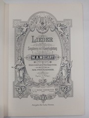 Mozart Konzert + Lieder Piano Klavier Scores Sheet Music Symphony Edition Peters