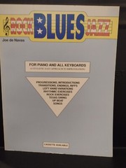 Vintage Piano Keyboard Instruction Book Rock Jazz Blues Easy Approach To Improv