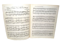 Vintage 1963 Nelson Eddy&rsquo;s When I Grow Too Old To Dream Sheet Music EXCELLENT