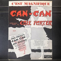 C&rsquo;est Magnifique from Can-Can Piano Voice Sheet Music by Cole Porter 1953