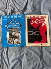 1957 Singing In The Rain Thats Entertainment 1983 La Cage Aux Folles Music Sheet