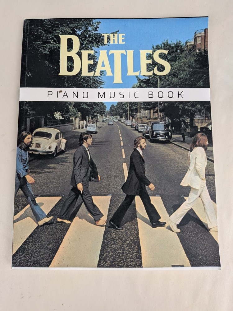 The Beatles Music Book Piano Playing Sheet Music Abbey Road Cover Learn 2023