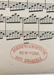 1871 1st Edition Orchestra Score & 15 Parts SCHLUMMERLIED Constantin Burgel HARP