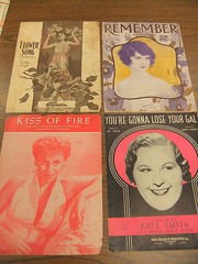1920&rsquo;s-50&rsquo;s Vintage Sheet Music LOT Irving Berlin St Louis Woman Guy Lombardo