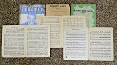 Piano Sheet Music – 28 Individual Pieces from the 1940&rsquo;s and Earlier