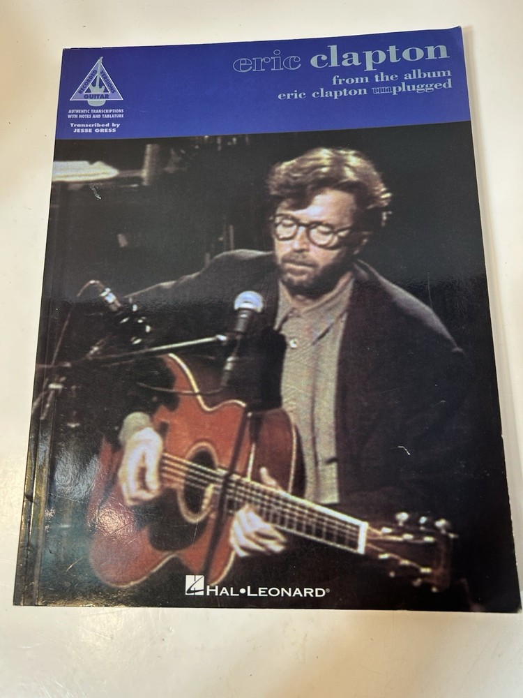 Eric Clapton Songbook from Unplugged-new&rsquo;old stock&rsquo;1992 Hal Leonard pub.