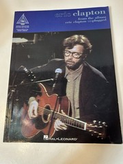 Eric Clapton Songbook from Unplugged-new&rsquo;old stock&rsquo;1992 Hal Leonard pub.
