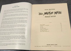 vintage 1957 sheet music songbook for the musical « The Music Man » by Meredith…