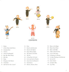 Go In And Out The Window Illustrated Songbook Piano Voice Guitar 1987 Fox Marks