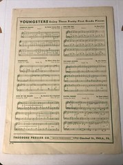 A Little Waltz by N. Louise Wright 1927 piano sheet music 2C