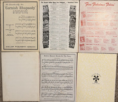 Vintage Piano Sheet Music Lot Of 33 Mixed Songs Classics Pop Folk Holiday Sheets