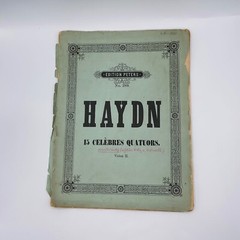 Antique Sheet Music Book Lot HAYDN LOEWE HANDEL Edition Peters Old ****READ