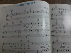 1989 The Little Mermaid Sheet Music Piano Vocal Guitar Songbook/Hal Leonard