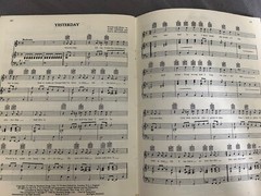 BEATLES Song Book 56 pages with Music and Pictures