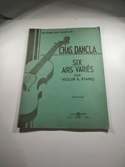 Chas Dancla Six Airs for Violin and Piano Op 89 Carl Fisher Music