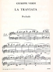 Verdi Opera « La Traviata » Ricordi Italian / English Vocal Score Sheet Music Book