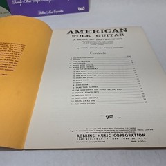 Guitar Book Lot American Folk Classical Fingerboard See Pics