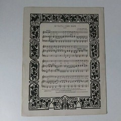 1922 « Dreamy Melody » Vintage Sheet Music 1920s Song for Piano Ukulele