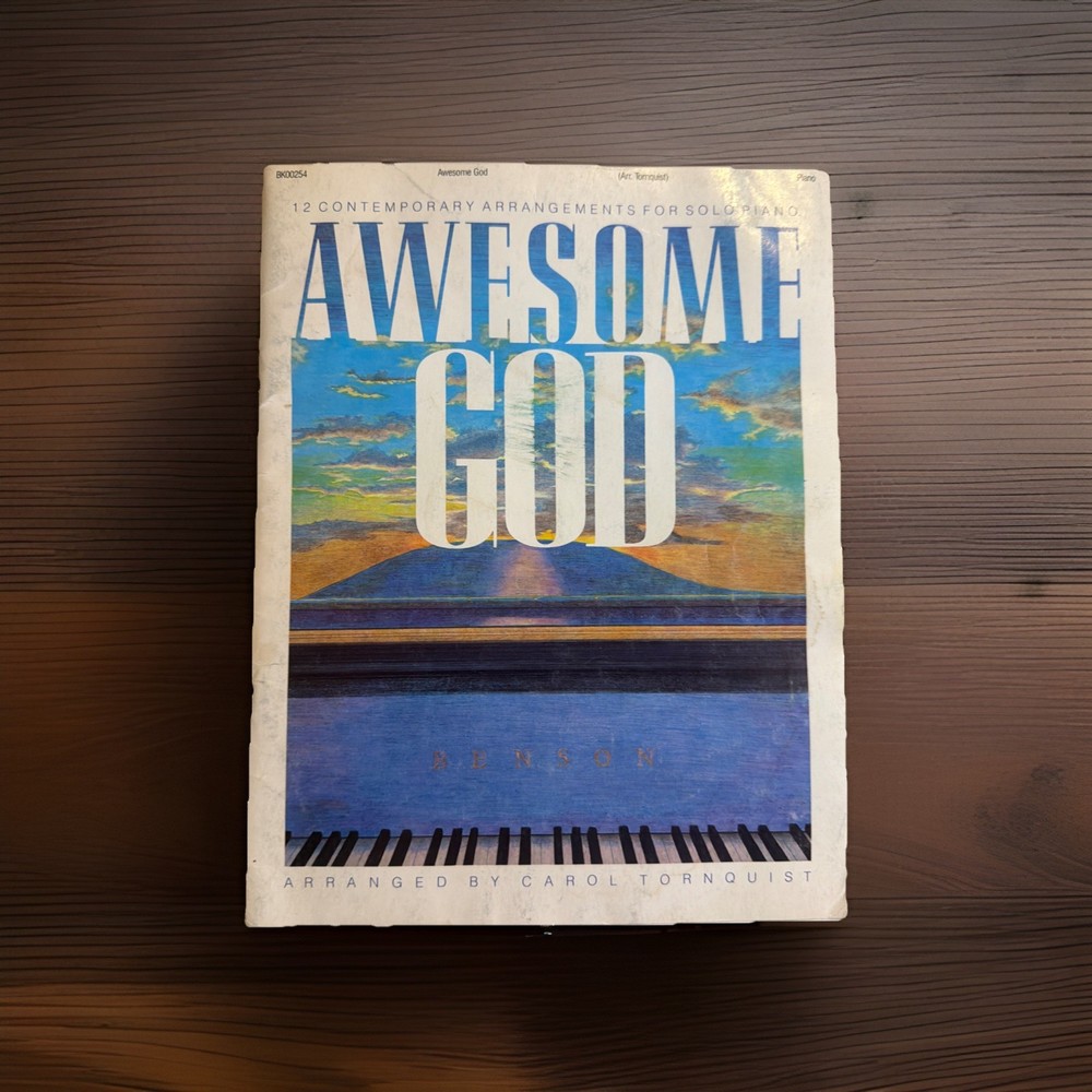 Carol Tornquist Praise Solo Piano Worship Songbook Awesome God 1990 Good