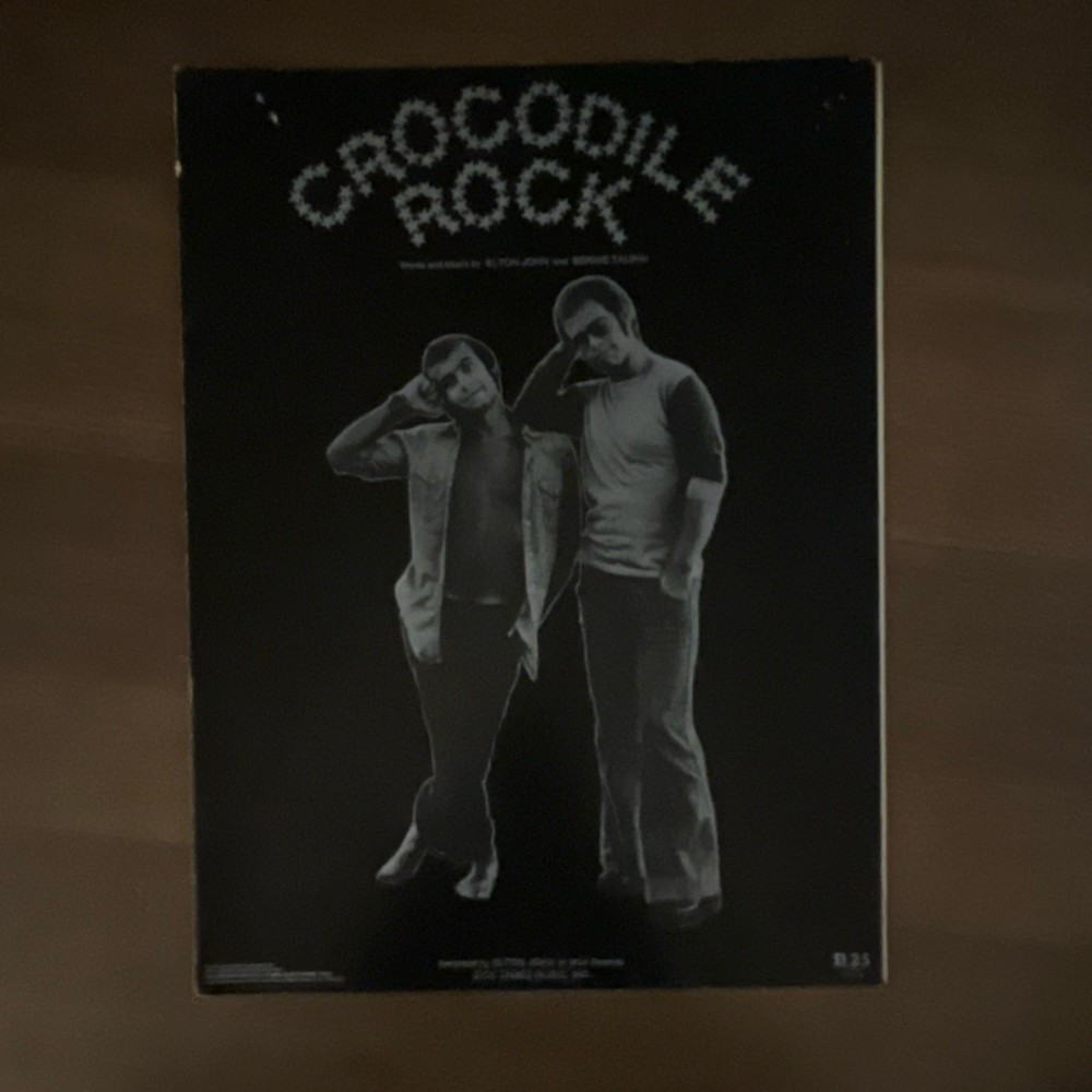 Crocodile Rock Piano Sheet Music Dick James Music Limited Rock