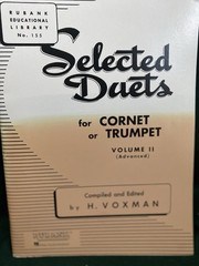 Selected Duets for Cornet or Trumpet, Volume II Advanced: Volume 2 – Advanced (E