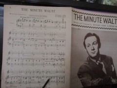 Dick James The Minute Waltz Vintage Sheet Music Publishing by Laurence Wright