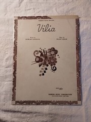 Robbins Royal Edition – « Vilia » 1933 VTG Sheet Music, Howard Johnson Franz Lehar