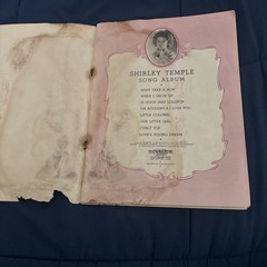 Sing With Shirley Temple Song Album Book 20th Century Fox Pictures 1935-DAMAGED