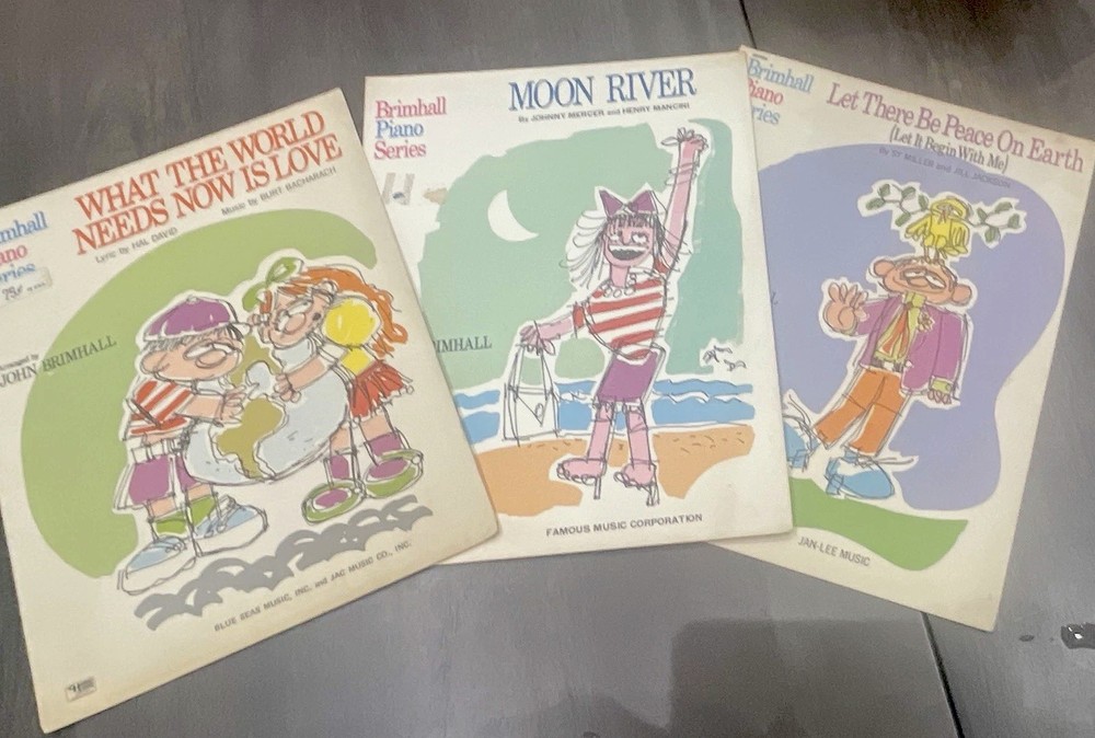 Brimhall Piano Series. Moon River. Sheet Music Piano/Voice Pop Solo.