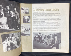 Vtg Songbook, Sing Hymns With The Johnson Family Singers, 1959 – ships free