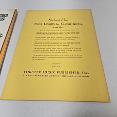Guitar Book Lot American Folk Classical Fingerboard See Pics