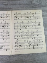 Where The Blue of the Night Sheet Music Bing Crosby De Sylva Brown 1931 P/V/G