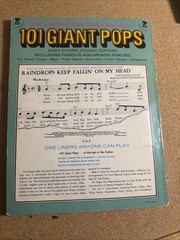 1960’s 1970’s Songbook 100 Giant Pops Piano Guitar Accordion Vibraphone VG Cond