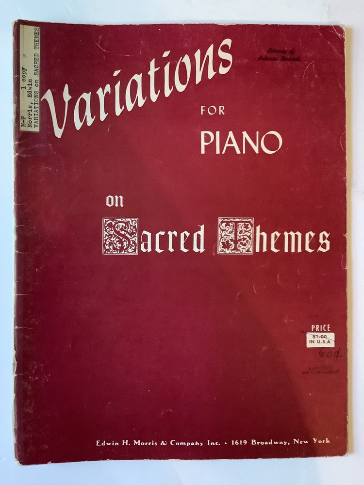 Variations For Piano on Sacred Themes