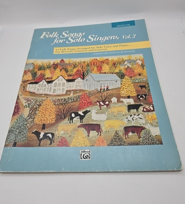 Folk Songs For Solo Singers, Vol. 2 Jay Althouse Alfred Publishing Medium Low