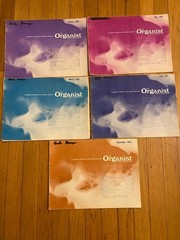 VTG The Organist Music Books 1960s, 1970s