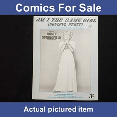 Dusty Springfield – Am I the SAme Girl – 1968 UK Sheet Music (LOT#14548)