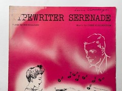 1944 « Typewriter Serenade » Irene Higgingbotham Sheet Music Book – Underwood